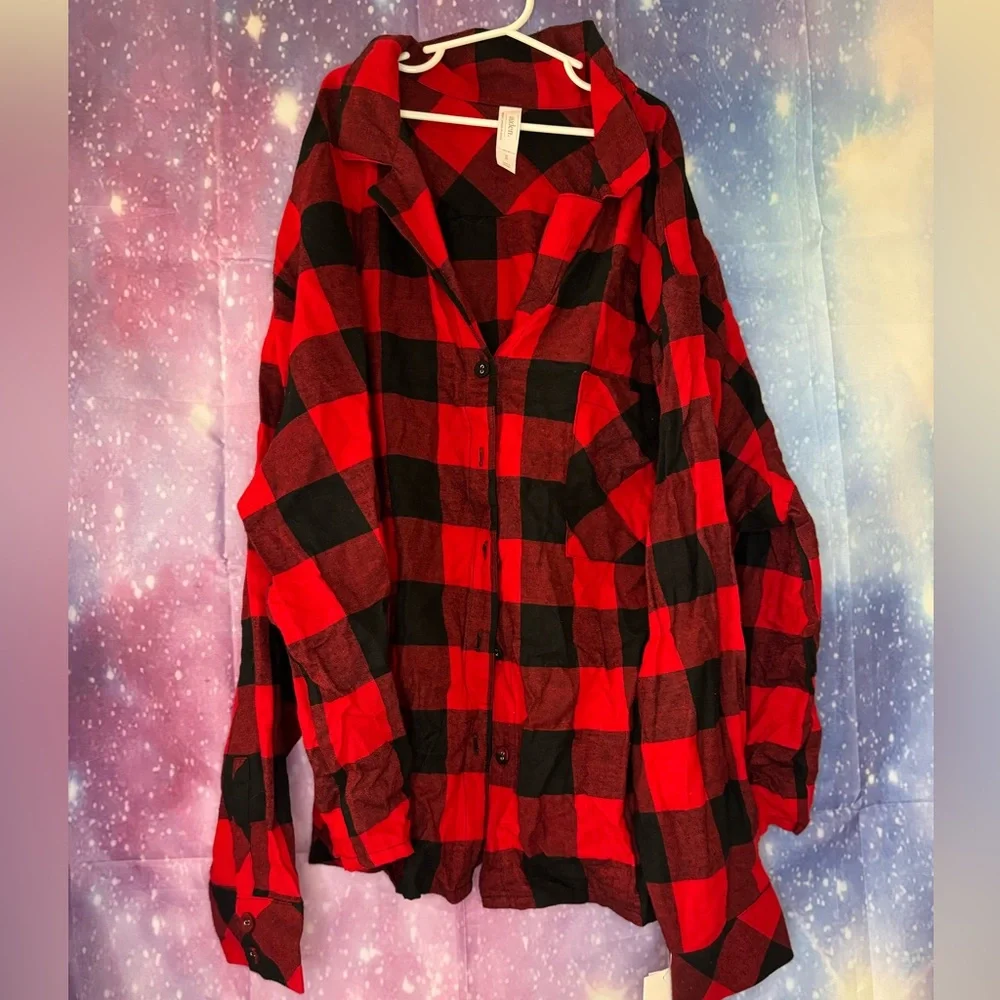 New women’s Auden plaid pajamas shirt 🛍
